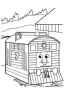 Thomas de Trein kleurplaat 2
